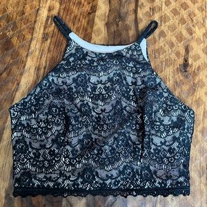 Formal sequence crop top